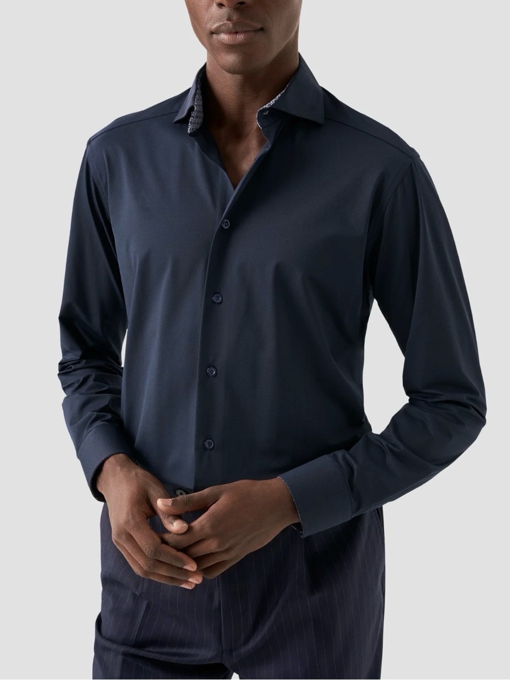 Nine West men’s navy blue dress shirt